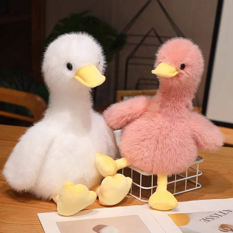 Cute Bird (Sitting Duck) Plush Toys 32/45cm - PInk/Yellow/White/Black