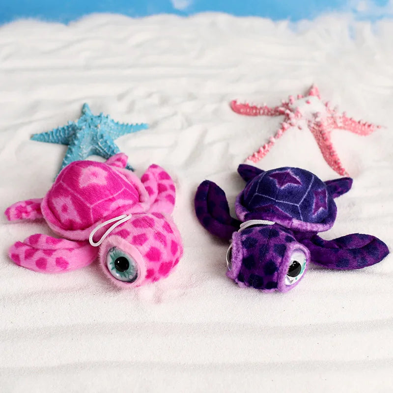 Cute Turtle Plush Keychain 17cm - Pink/Purple/Blue/Green/Red