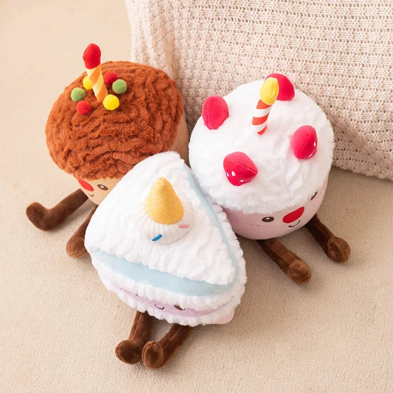 Cute Food Series(Muffin/Cake) Plush Toys- 3 Styles