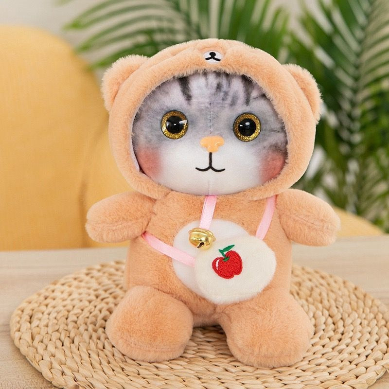 Cute Cat (Animal Dress Up) Plush Toys 25cm - 6 Styles