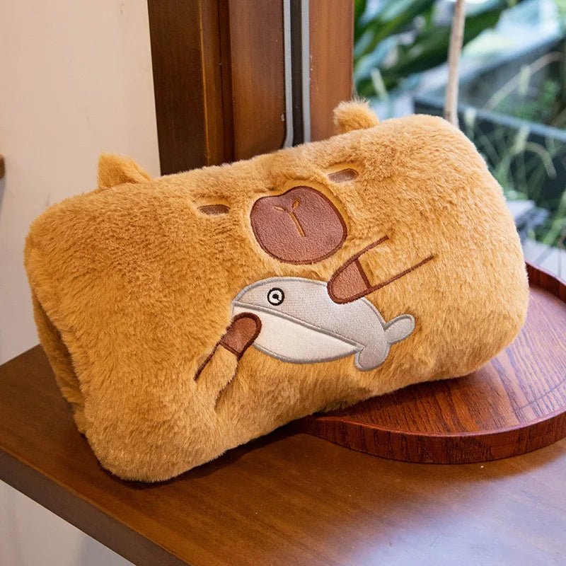 Cute Capybara Hand Warmer Pillow Plush Toys 30cm - 4 Styles