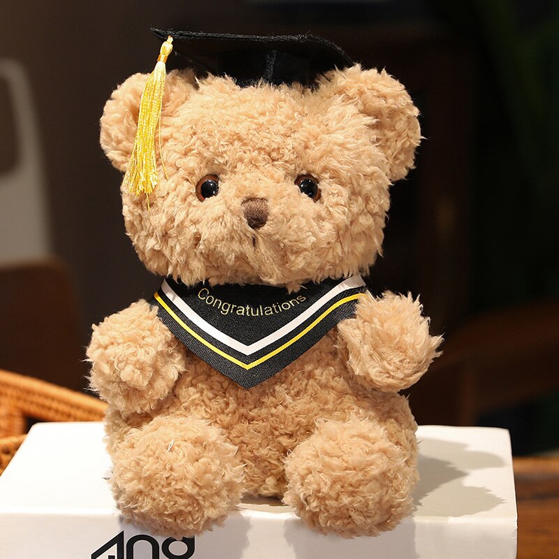 Cute Teddy Bear Graduation Plush Toys 23cm 8 styles