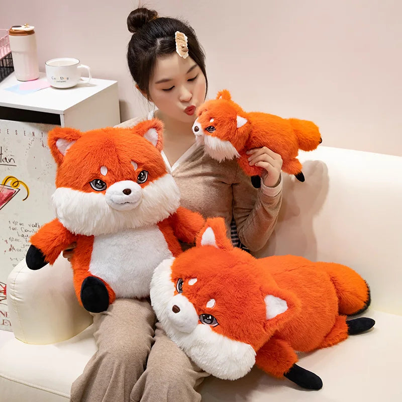 Sitting/Lying Fox Plush Toys 28cm-60cm