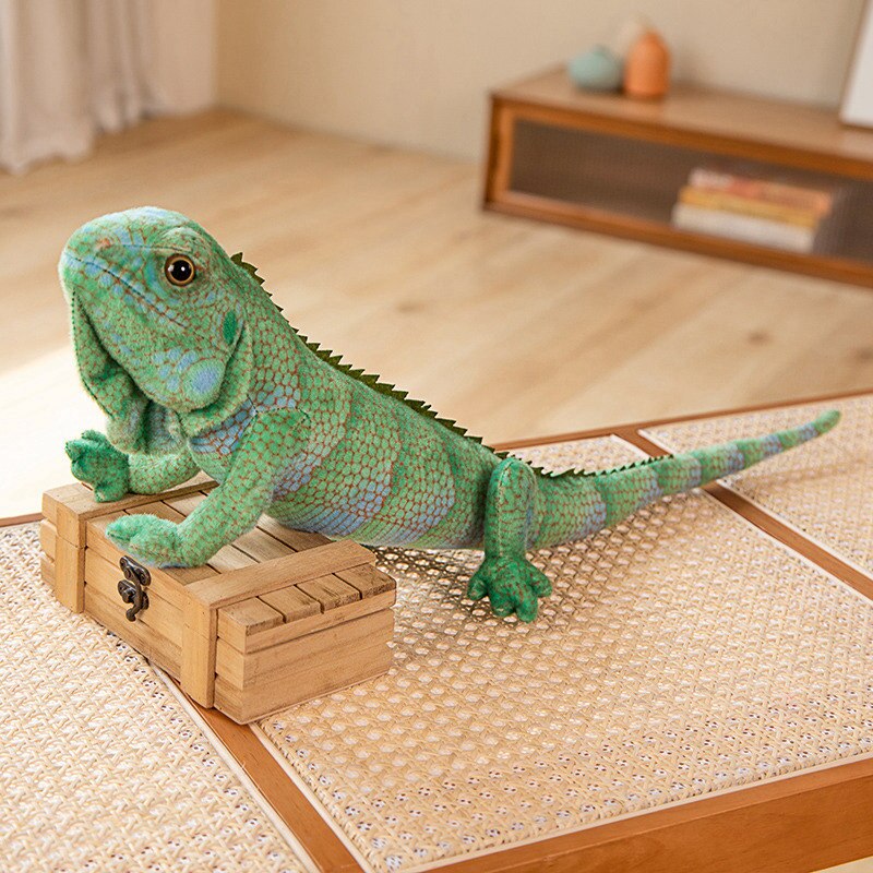 Chameleon Lifelike Plush Toys 65cm/95cm - Light Green/Dark Green