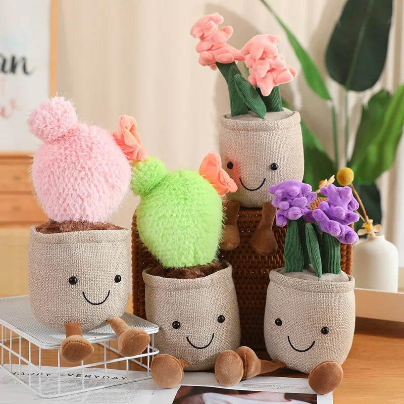 Potted Plants Series(Cactus/Hyacinth) Plush Toys 35cm - 6 Styles