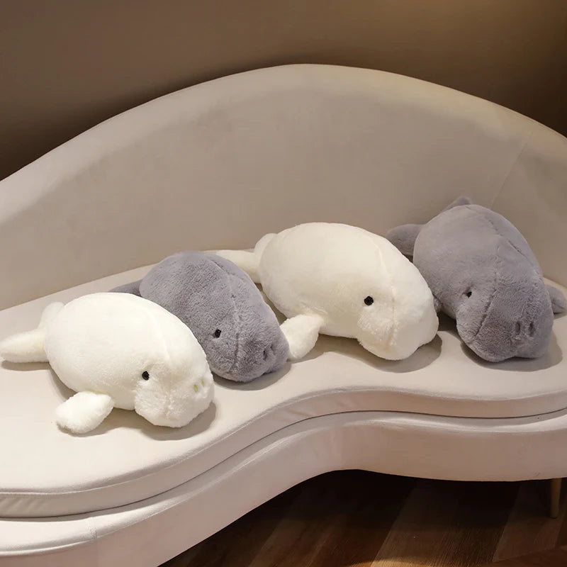 Cute White/Grey Dugong Plush Toys 40/50cm