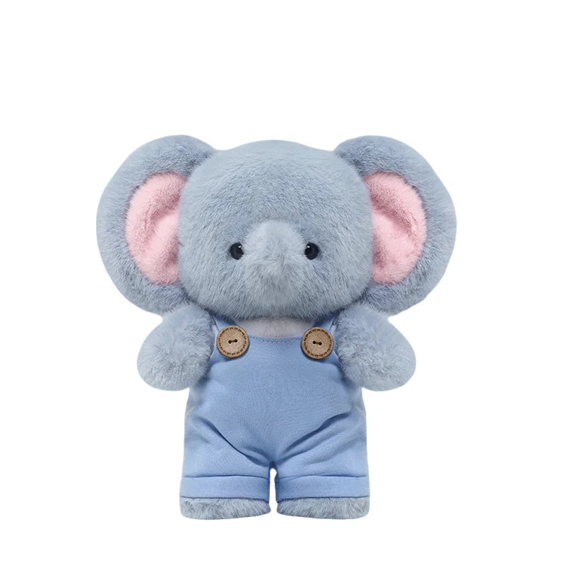 Cute Animal (Frog/Cat/Koala/Elephant) With Clothes Plush Toys 28cm