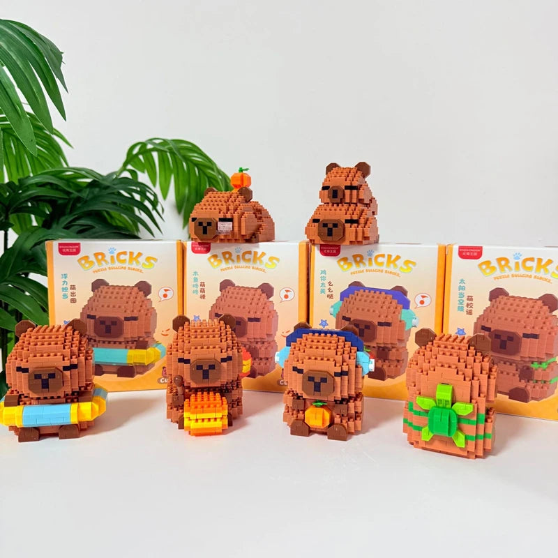 Capybara Mini Building Blocks - 6 Styles (V2)