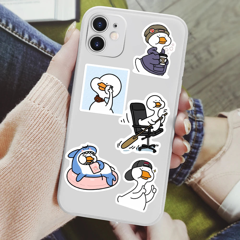 50 pcs Cute And Funny Duck Stickers