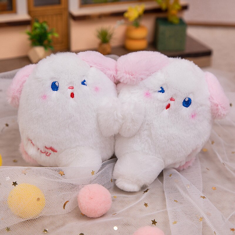 Magnetic Couple Animal(Rabbit/Bear/Panda/Dog/Pig) Plush Keychains 2Pcs - 12 Styles