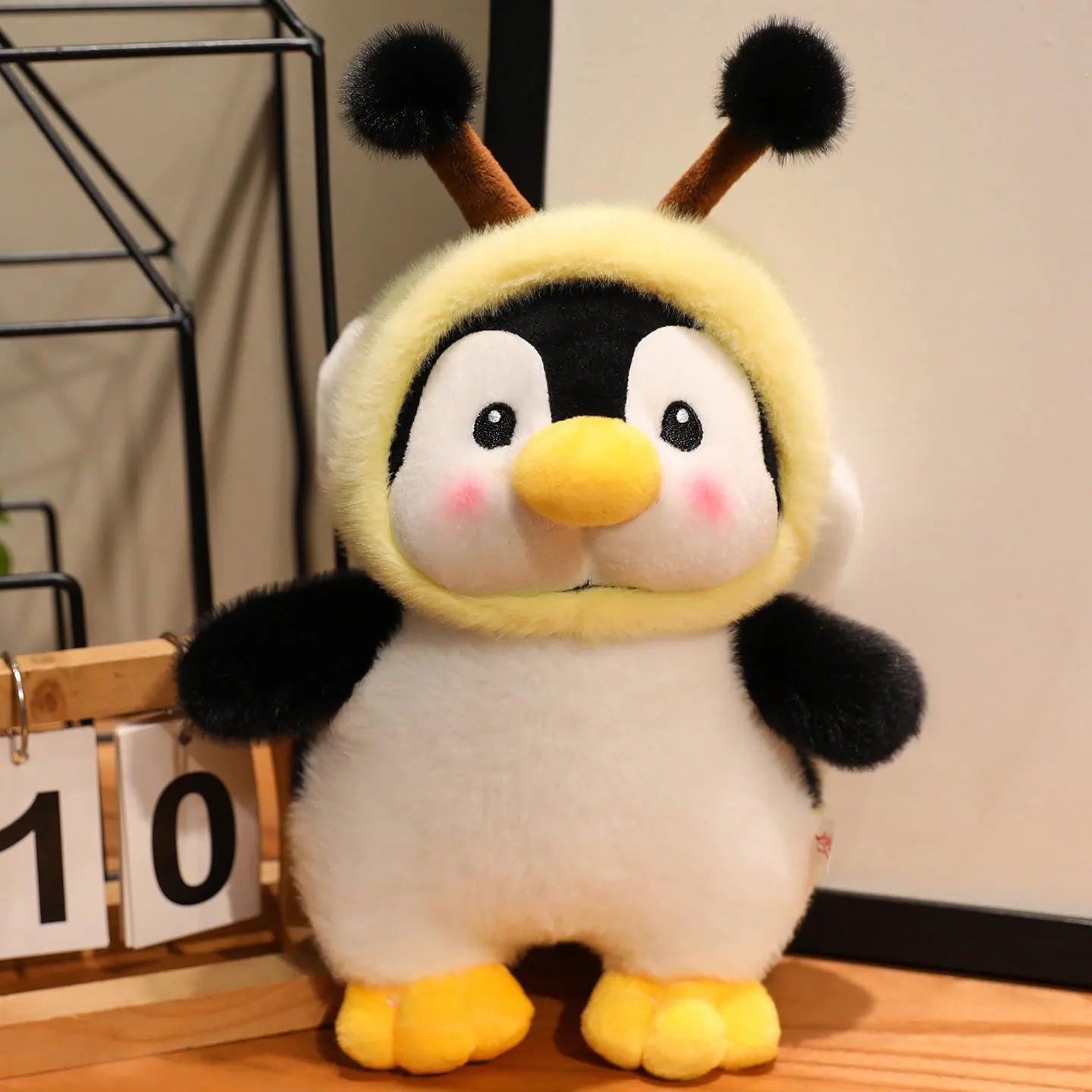 Cute Animal(Bear/Pig/Penguin) With Bee Dress Up Plush Toys 33/43cm