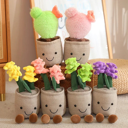 Potted Plants Series(Cactus/Hyacinth) Plush Toys 35cm - 6 Styles