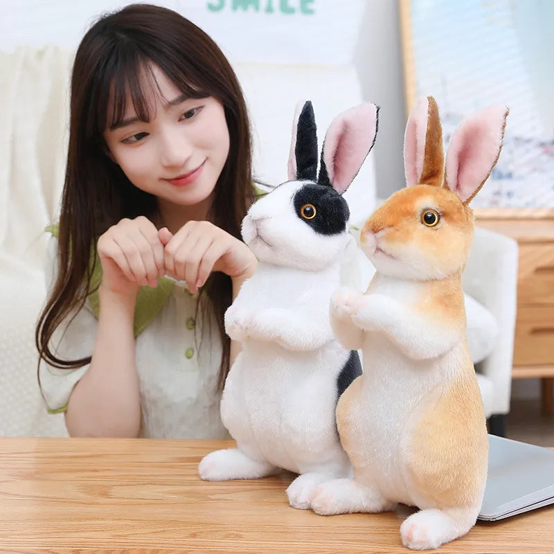 Long Ears Rabbit Lifelike Plush Toys 13/16/18/24cm - 17 Styles