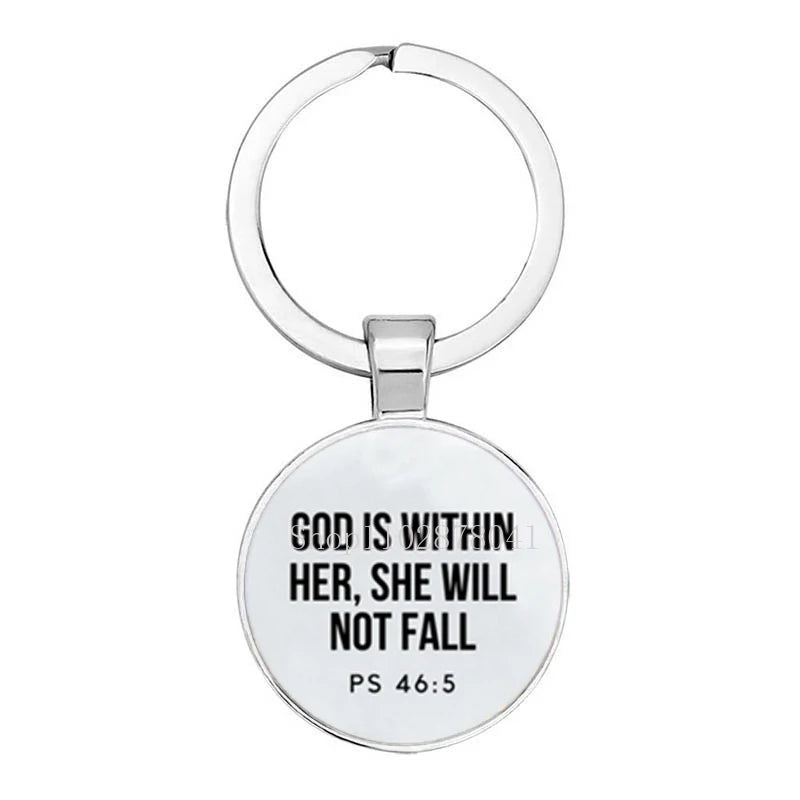 Keychain With The Bible Verse - 10 Coices