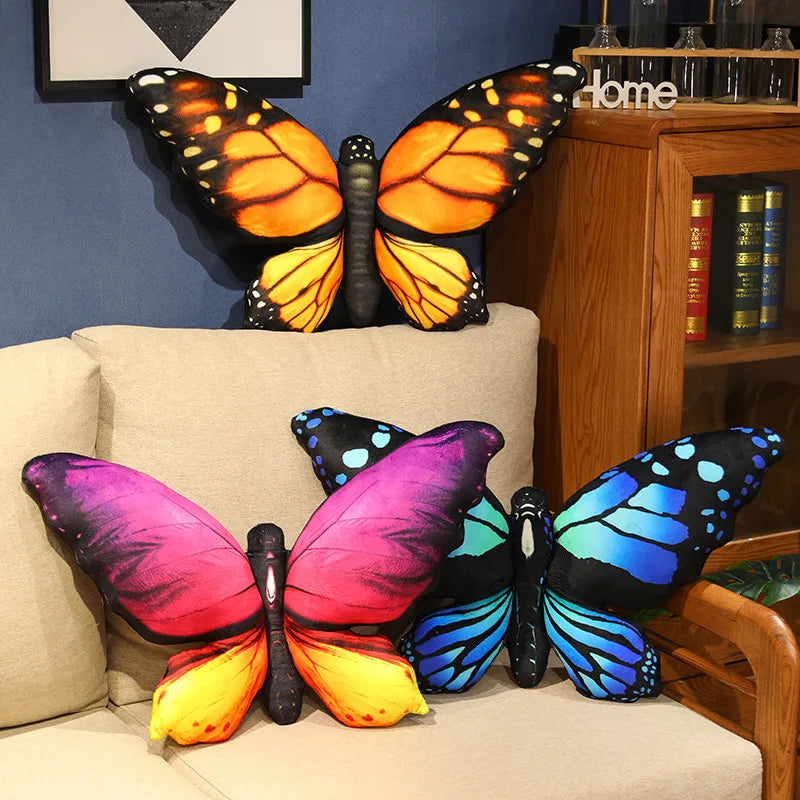 Butterfly Lifelike Plush Toys 40x50cm - Red/Blue/Yellow/Pink/Purple/Orange