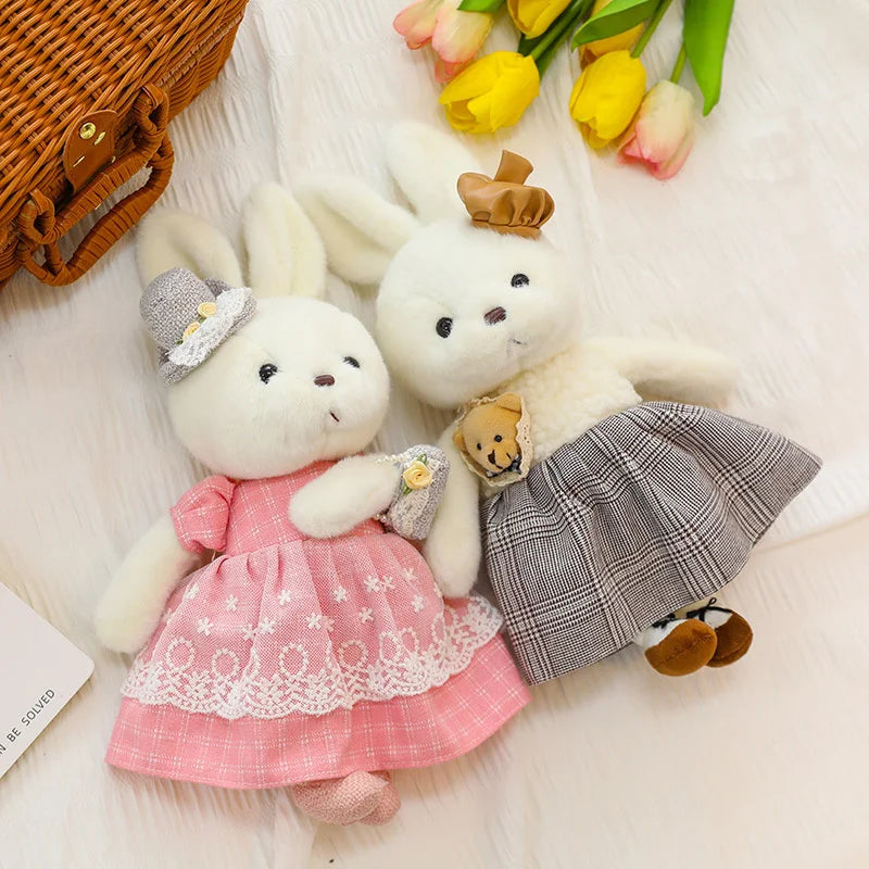 Cute Rabbit/Bear (Dress-up) Plush Toys 28cm - 6 Styles