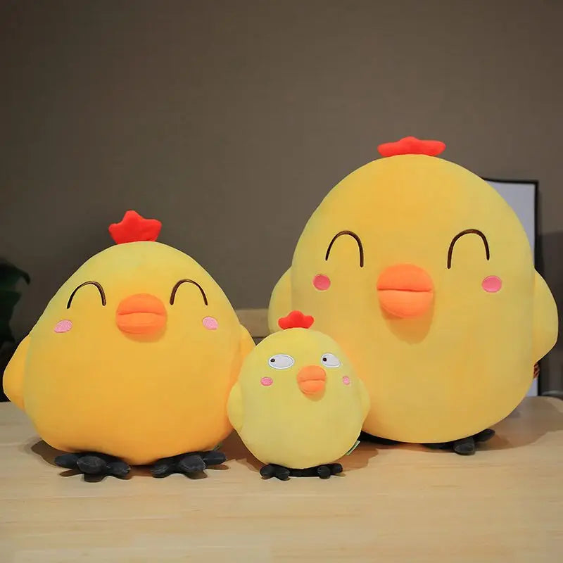 Cute Yellow Chick Plush Toys 25/35/65cm - 2 Styles