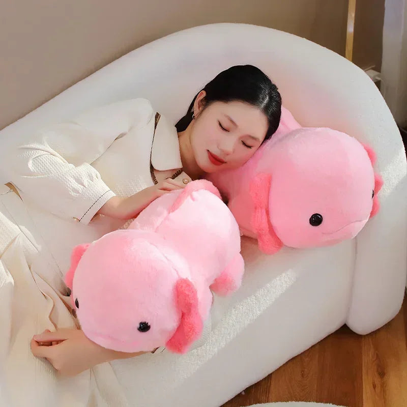 Cute Pink Axolotl Plush PIllow Toys 45/60cm