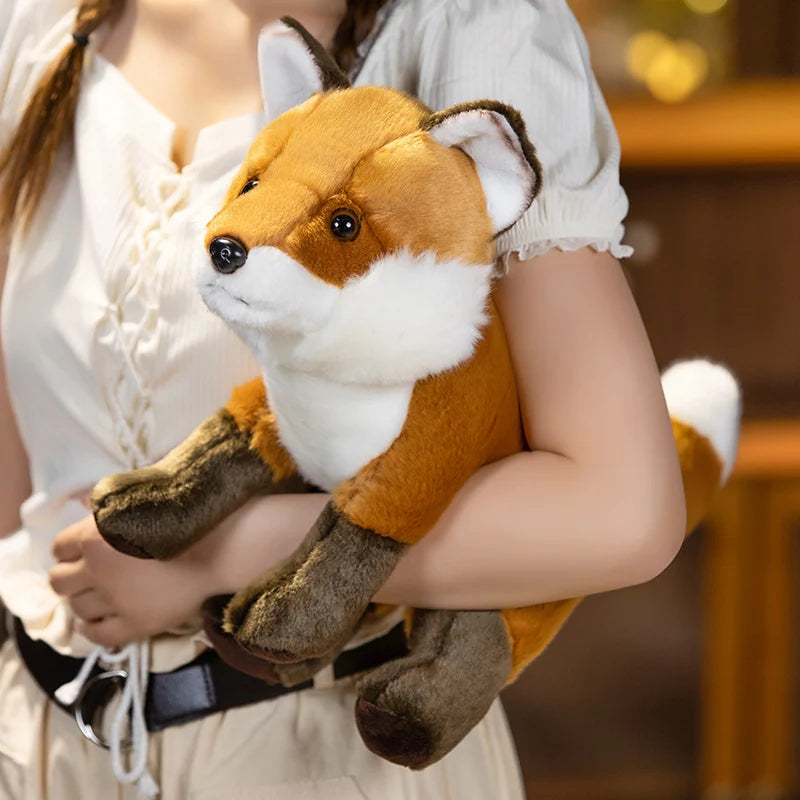 Fox Lifelike Plush Toys 17/23/30cm