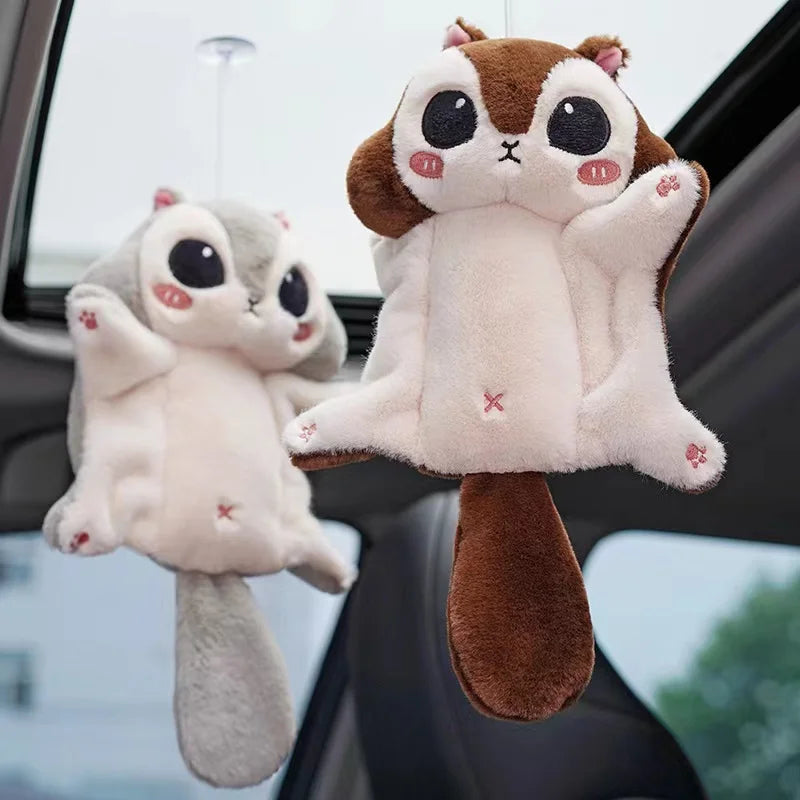 Cute/Kawaii Flying Squirrel Plush Keychain 10cm/20cm - Brown/Grey