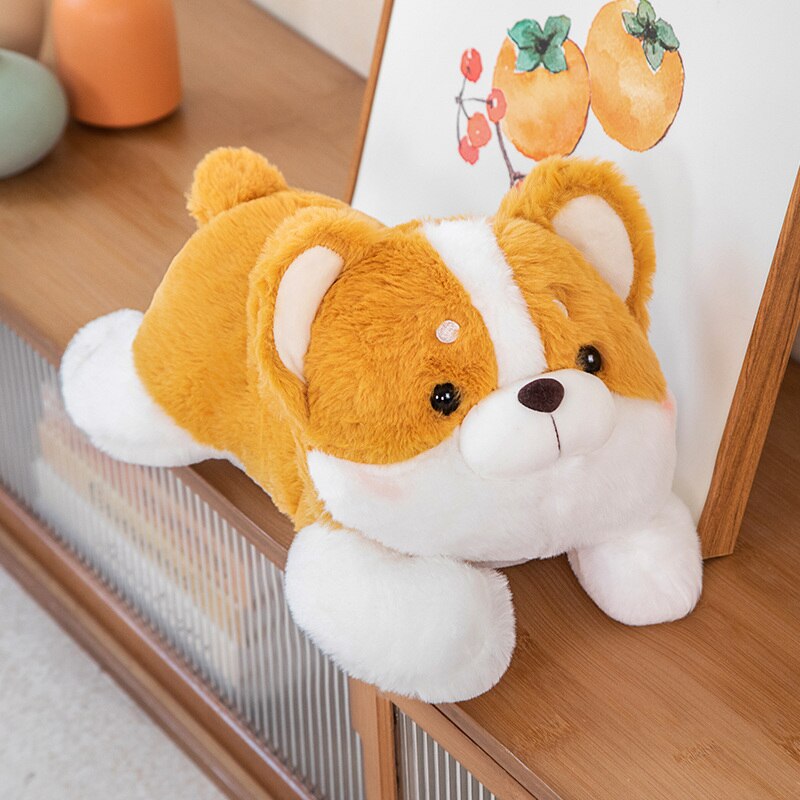 Lying Dog (Corgi) Plush Toys 25/40/55cm