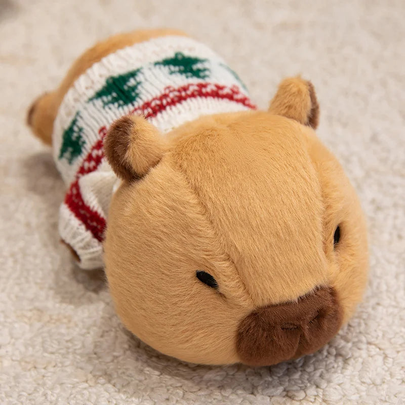Cute Capybara With Sweater Plush Toys 36cm Or Wrist Rest Plush 20cm