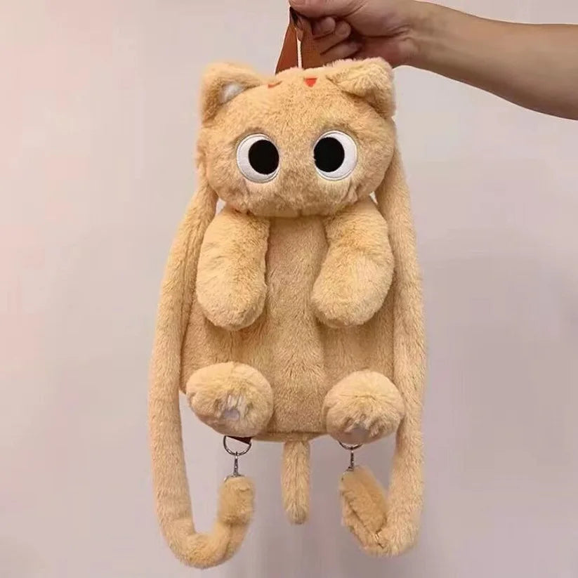 Cute Cat Plush Backpacks 40cm 4 Styles