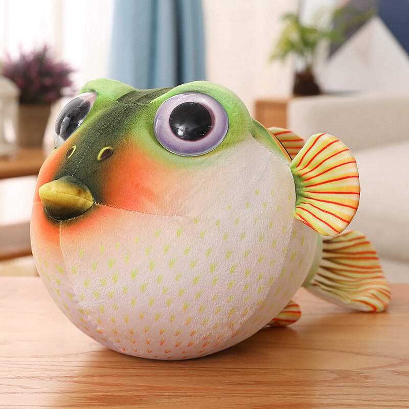 Puffer fish plush toy online