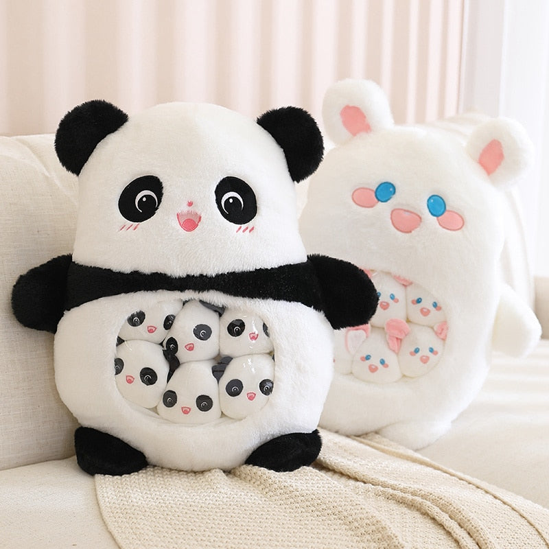 A Bag of 6 pcs Animal Plushies Pillow Plush Toys  40x50cm - Koala/Bear/Panda/Rabbit/Dinosaur