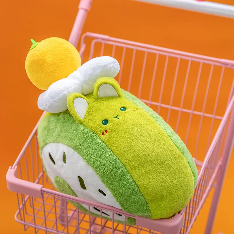 Funny Animal and Swiss Roll Cake Hybrid Plush Toys 40cm - 5 Styles