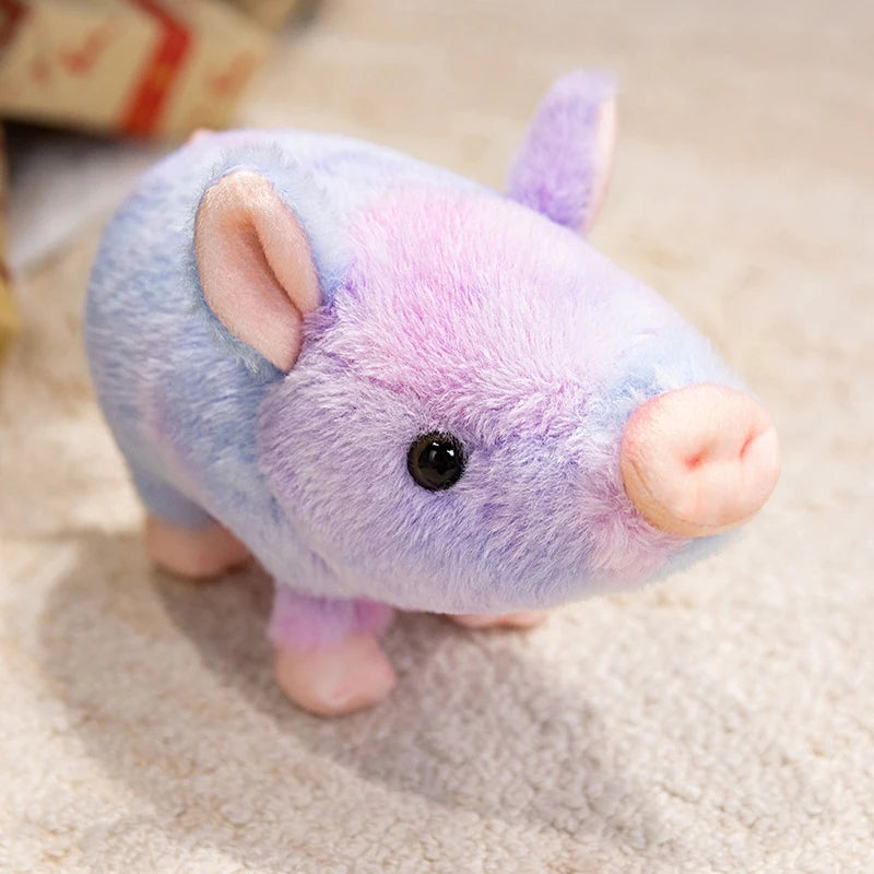 Cute Colorful Pig Plush Toys 23cm