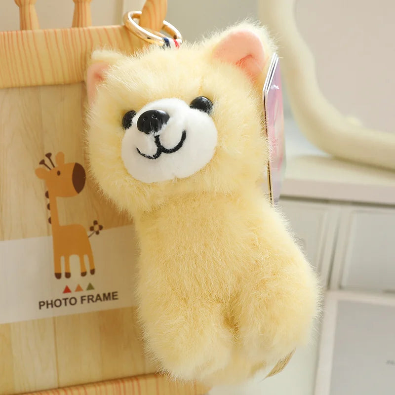 Cute Dog Plush Keychains 14cm - 5 Styles