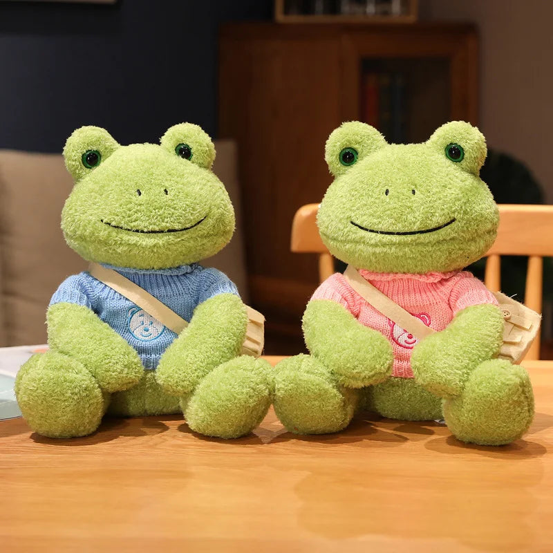 Cute Frog  With Dress Up Plush Toys 25cm - 14 Styles