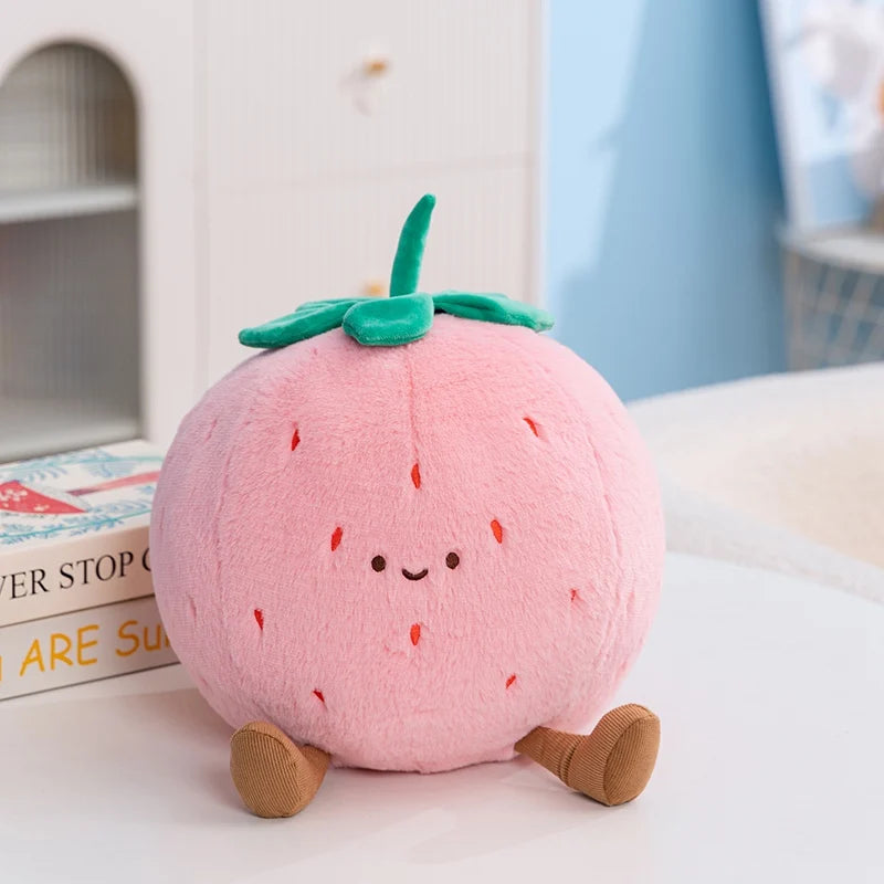 Cute Fruits (Orange/Apple/Pineapple/Strawberry/Watermelon/Coconut) Plush Toys 30cm