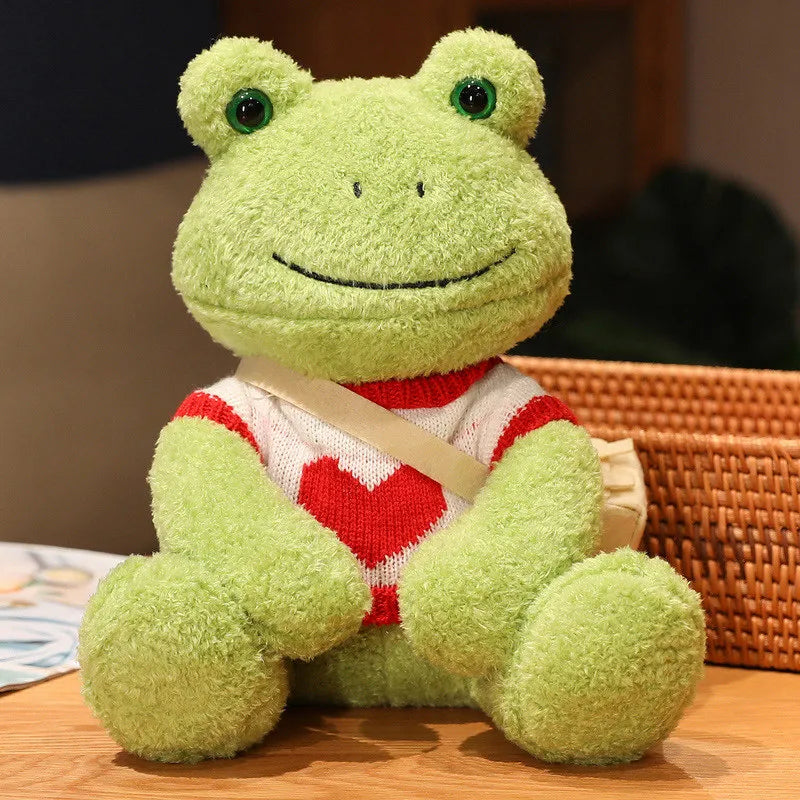 Cute Frog  With Dress Up Plush Toys 25cm - 14 Styles