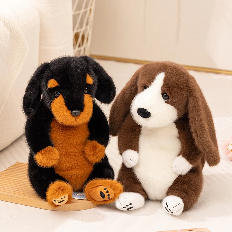 Sitting Dog Plush Toys 45cm - 2 Styles (Dachshand/Big Ears)