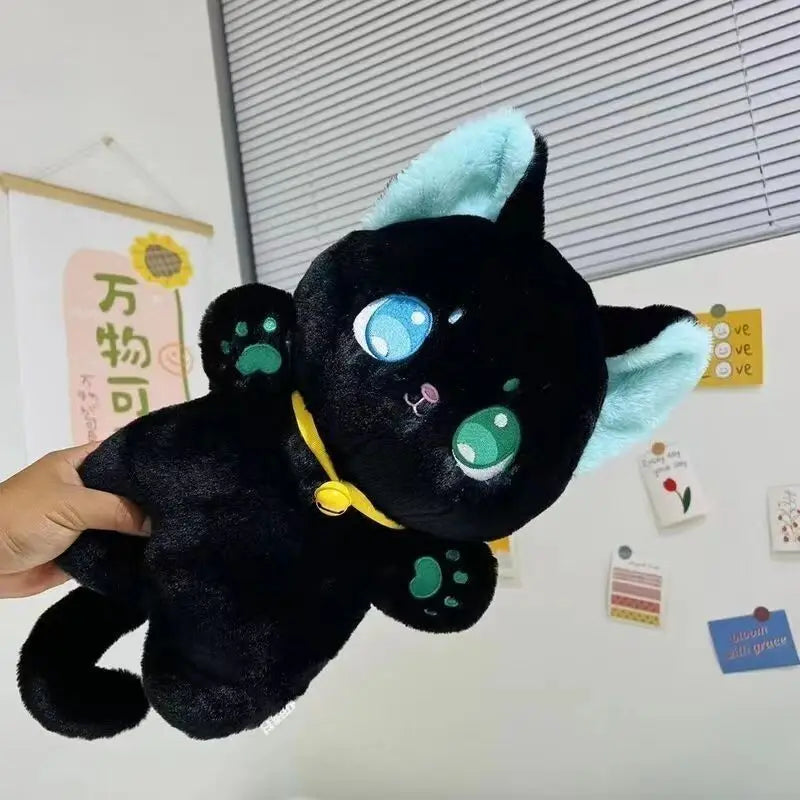 Cute/Kawaii Cat Plush Toys 25cm -Black/White