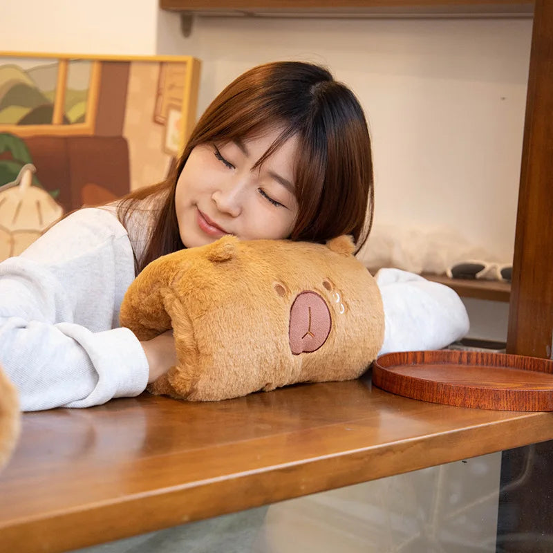 Cute Capybara Hand Warmer Pillow Plush Toys 30cm - 4 Styles