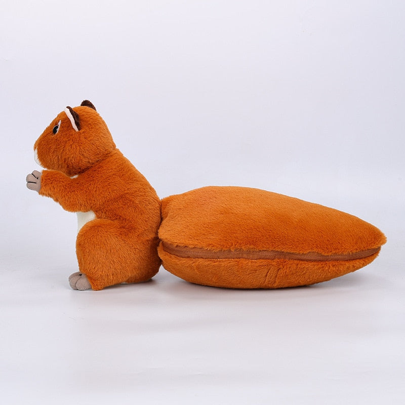 Funny Squirrel Into Brown Nut Plush Toys 25cm