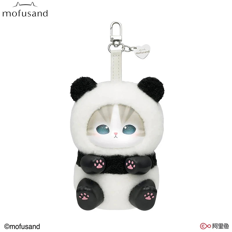 Mofusand Cat Series Plush Keychains - (Shark/Wolf/Panda/Bear/Rabbit)