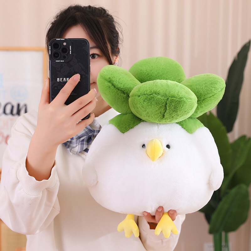 Funny Cabbage Chicken Plush Toys 25cm/40cm/75cm