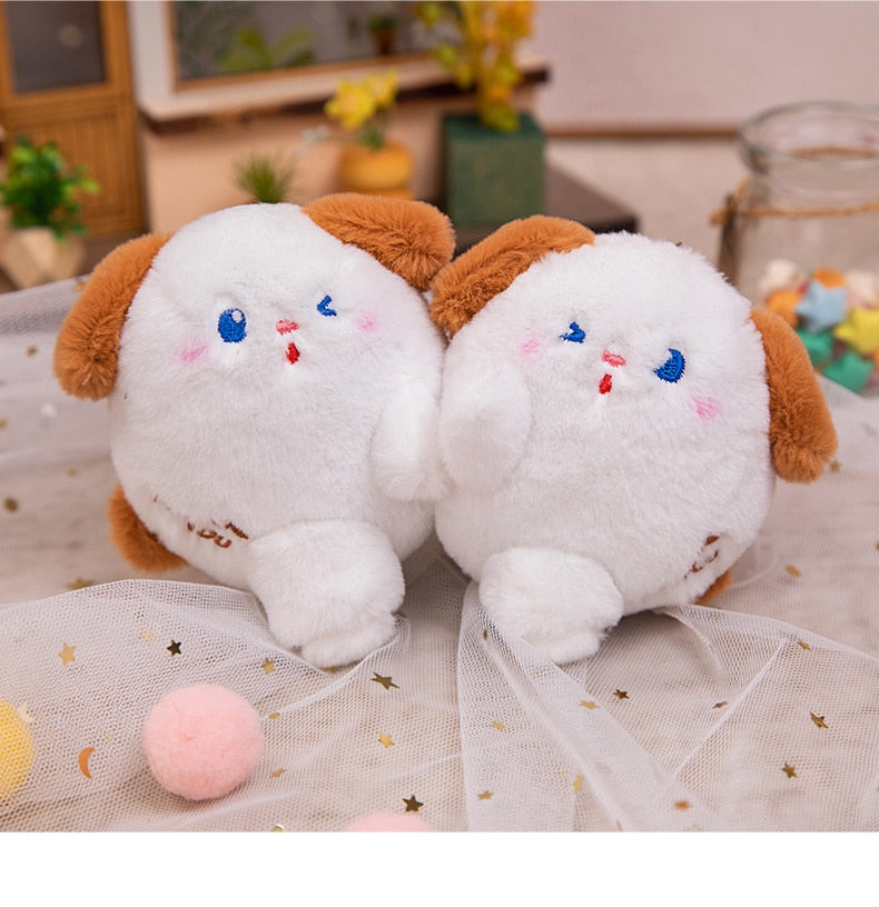 Magnetic Couple Animal(Rabbit/Bear/Panda/Dog/Pig) Plush Keychains 2Pcs - 12 Styles