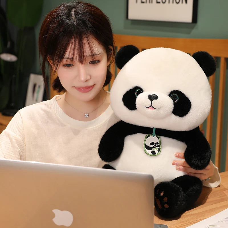 Cute Panda With Pendant Plush Toys 24/30/40/50cm