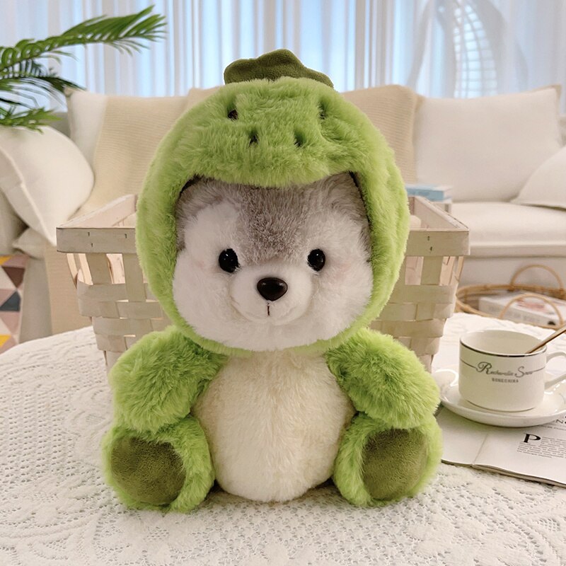 Cute Dog(Husky) Cosplay (Pig/Dinosaur/Koala/Fox) Plush Toys 20/30cm