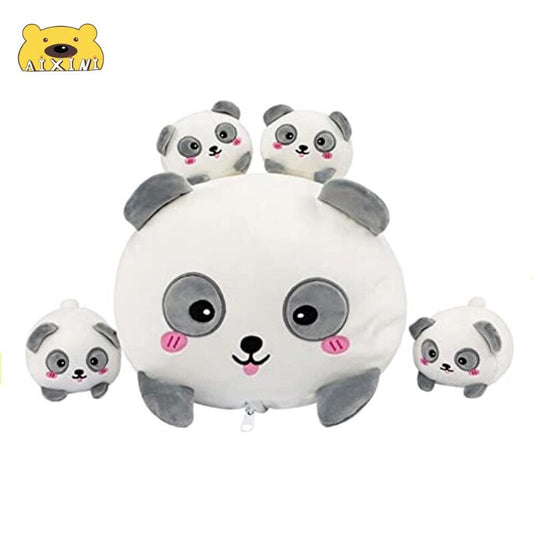 Panda Mother With 4 Babies/Only Panda Plush Toys - 5 Choices