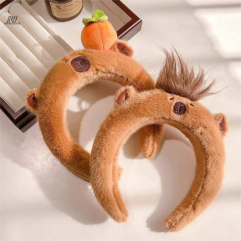 Cute/Kawaii Capybara Plush Headband - 4 Styles