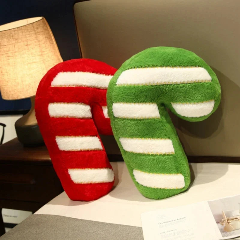 Christmas (Candy Canes) Plush Toys 50cm - Red/Green