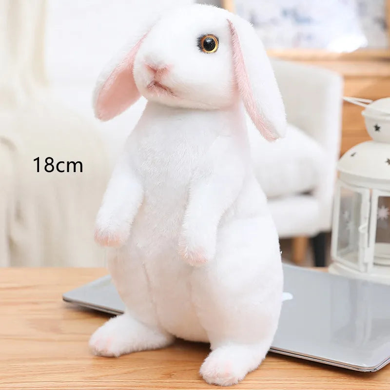 Long Ears Rabbit Lifelike Plush Toys 13/16/18/24cm - 17 Styles