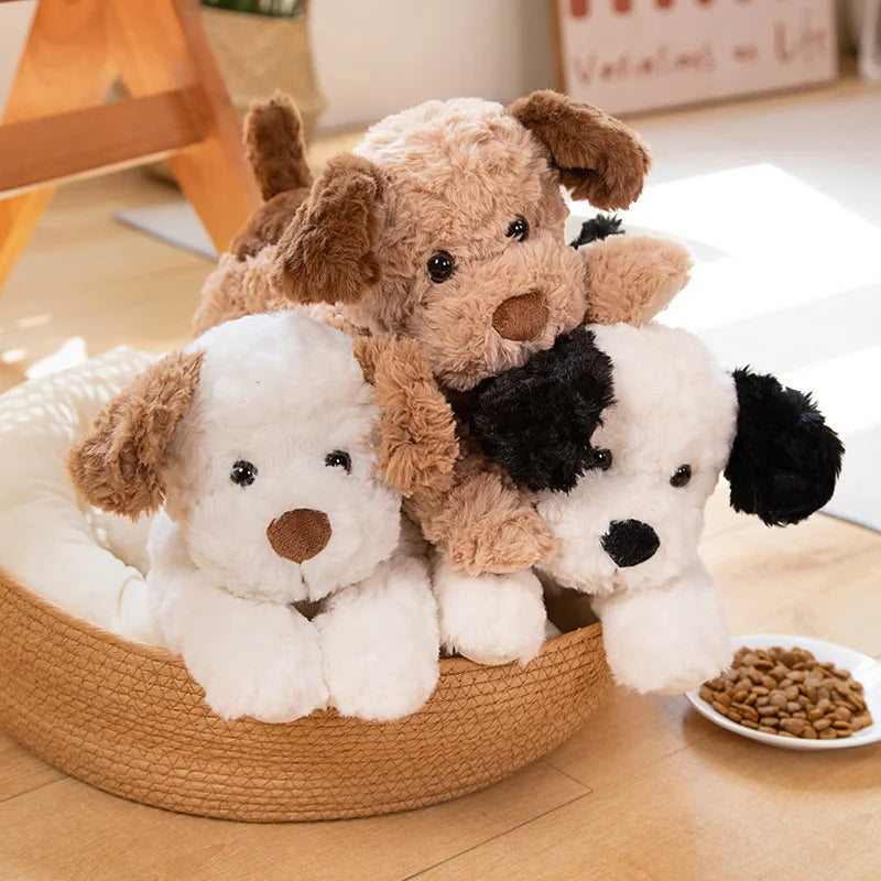 Cute Lying Dog Plush Toys - 35/45/55cm (3 Styles)