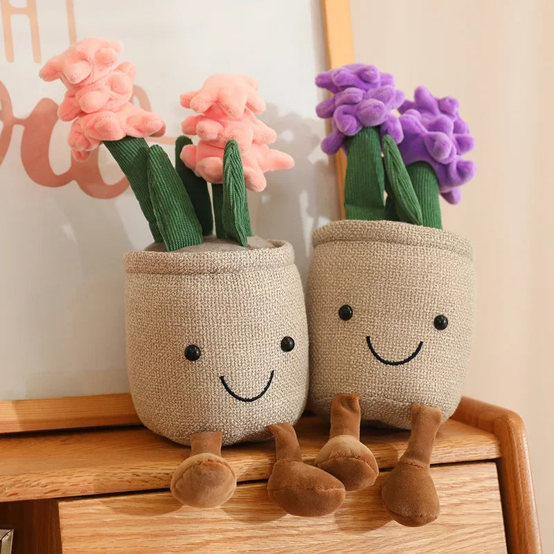 Potted Plants Series(Cactus/Hyacinth) Plush Toys 35cm - 6 Styles